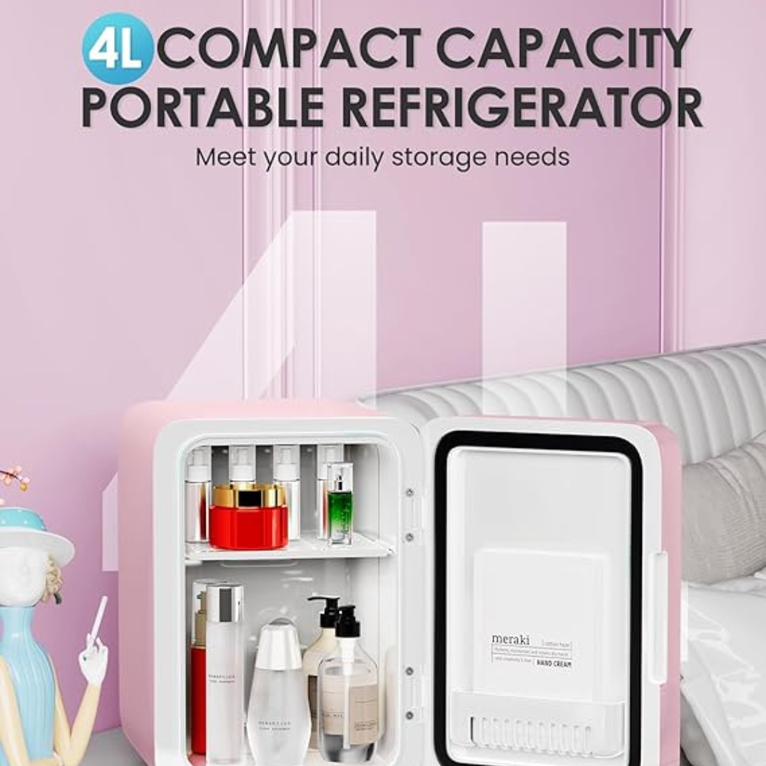 GlowChill™ – Skincare Mini Refrigerator & Warmer