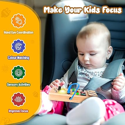 SensoryPlay™ - Montessori Wooden Sensory Board