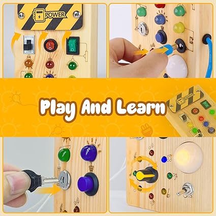 SensoryPlay™ - Montessori Wooden Sensory Board