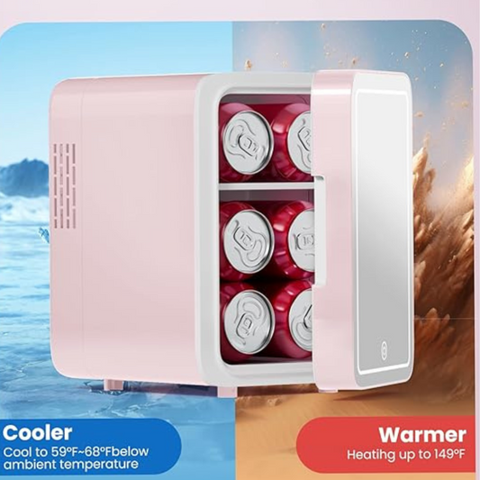 GlowChill™ – Skincare Mini Refrigerator & Warmer