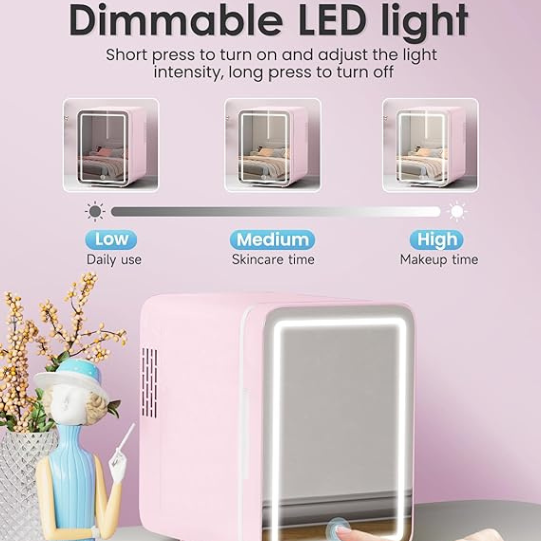 GlowChill™ – Skincare Mini Refrigerator & Warmer