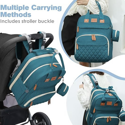 TravelEase™-Portable Diaper Backpack with Built-in Changing Station