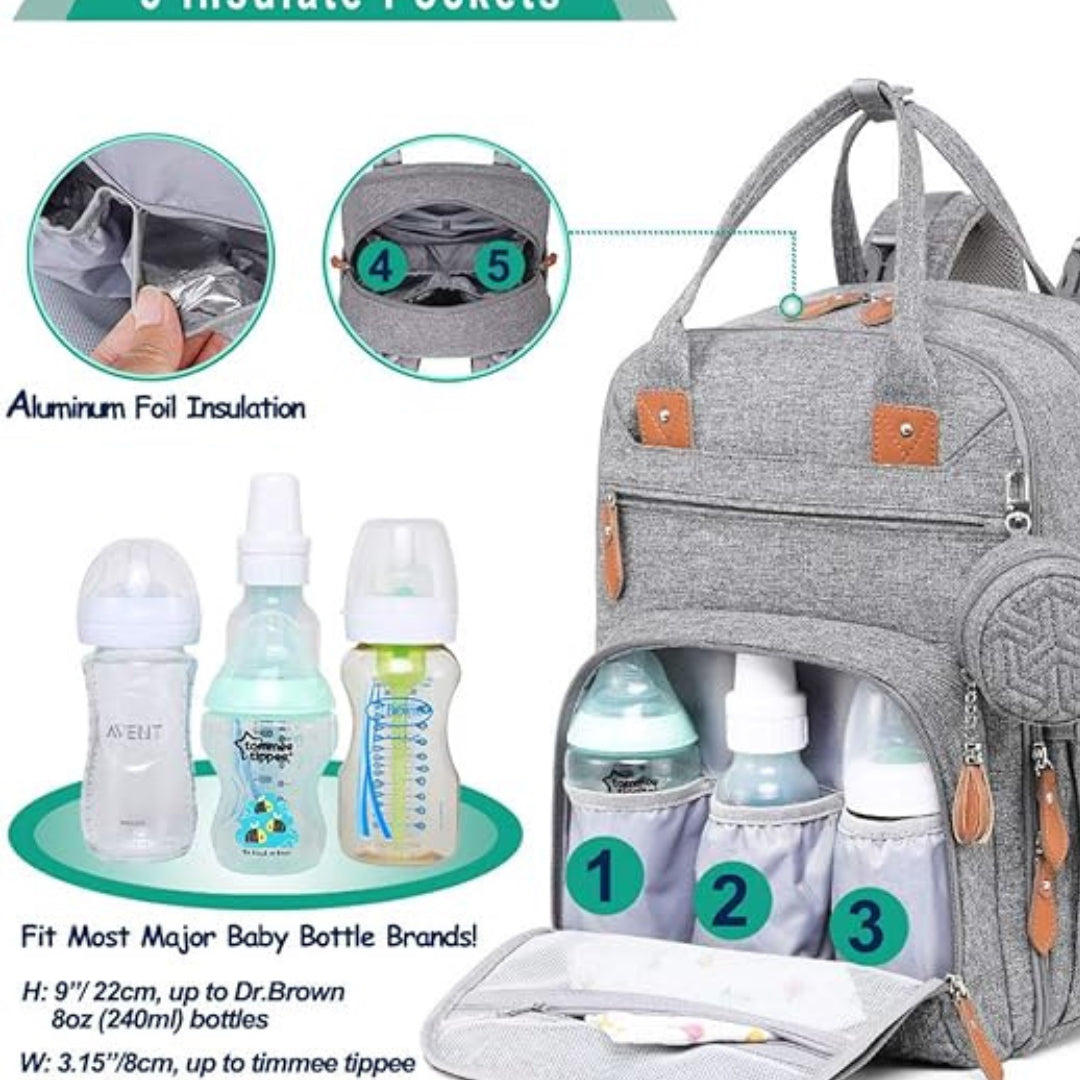 ComfortCarry™ - Spacious Portable Diaper Bag