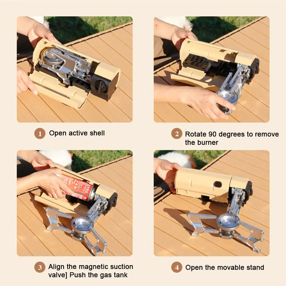 GrillMate™ - Portable Campfire Grill